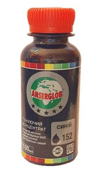 Тонирующий концентр Anserglob №152 синий 0,1л
