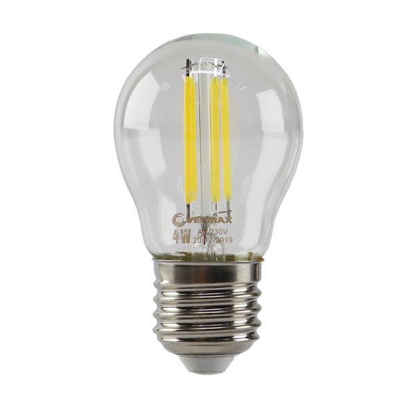 Лампа LED VELMAX V-FILAMENT-G45, 6W, E27, 4100K, 630LM
