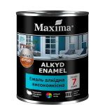 Эмаль алкидная высококачественная, черная матовая Maxima