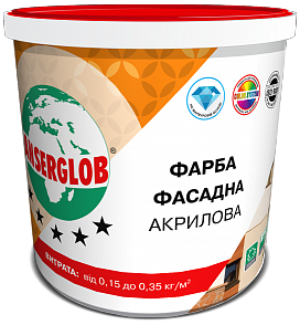 Краска фасадная акриловая ANSERGLOB, 1,4кг